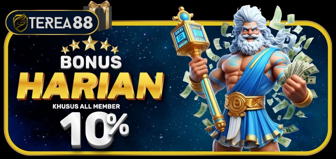 BONUS HARIAN 10 % KHUSUS SLOT